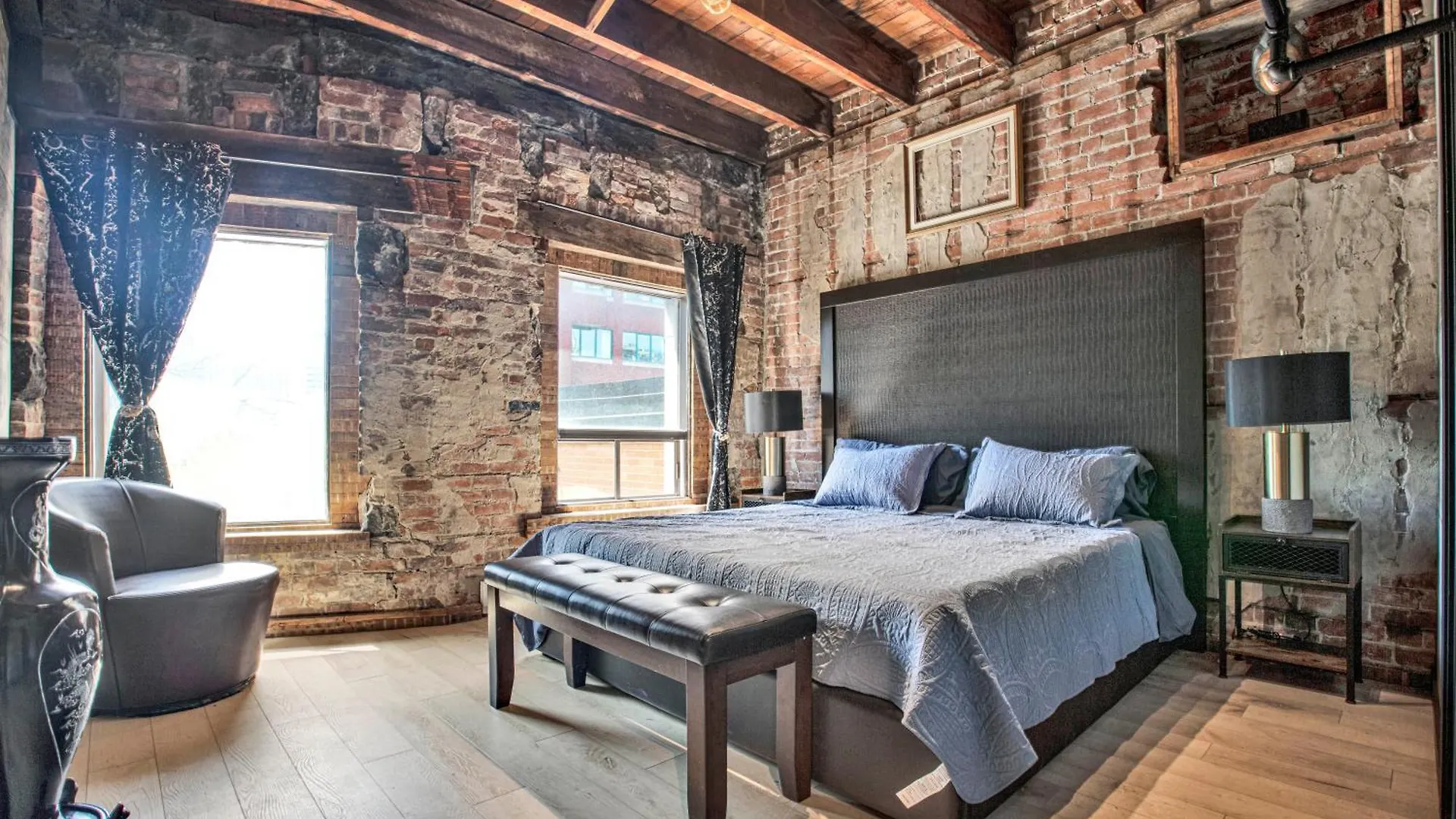 شقة Luxury Penthouse In The Heart Of Guy Concordia - Paking And Huge Terasse مونتريال 0*,